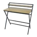 Folding Desk MD7277, Minimalist design, foldable, solid wood work desk