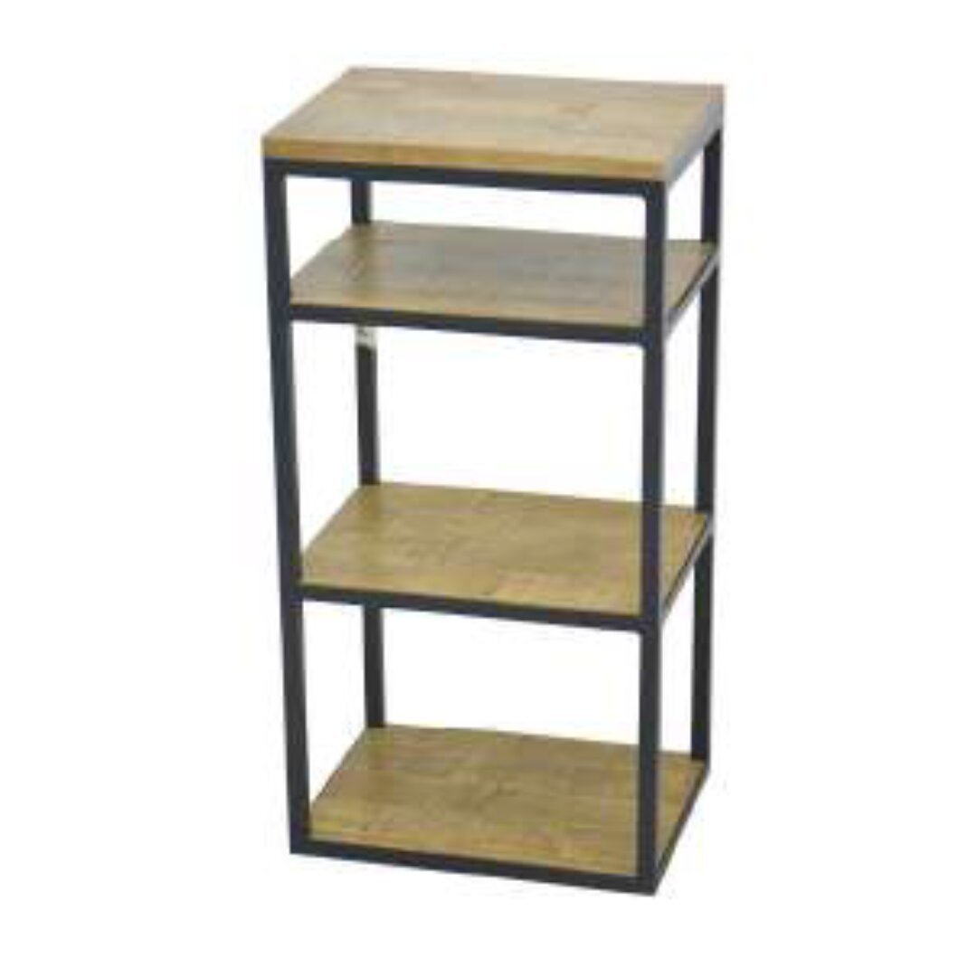 Console Table MD7279, A tall, solid wood console table with a minimalist design