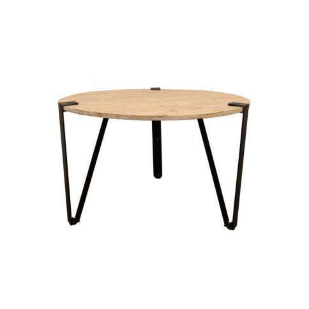 Round Dining Table MD7505KD, 120 cm diameter round wooden dining table