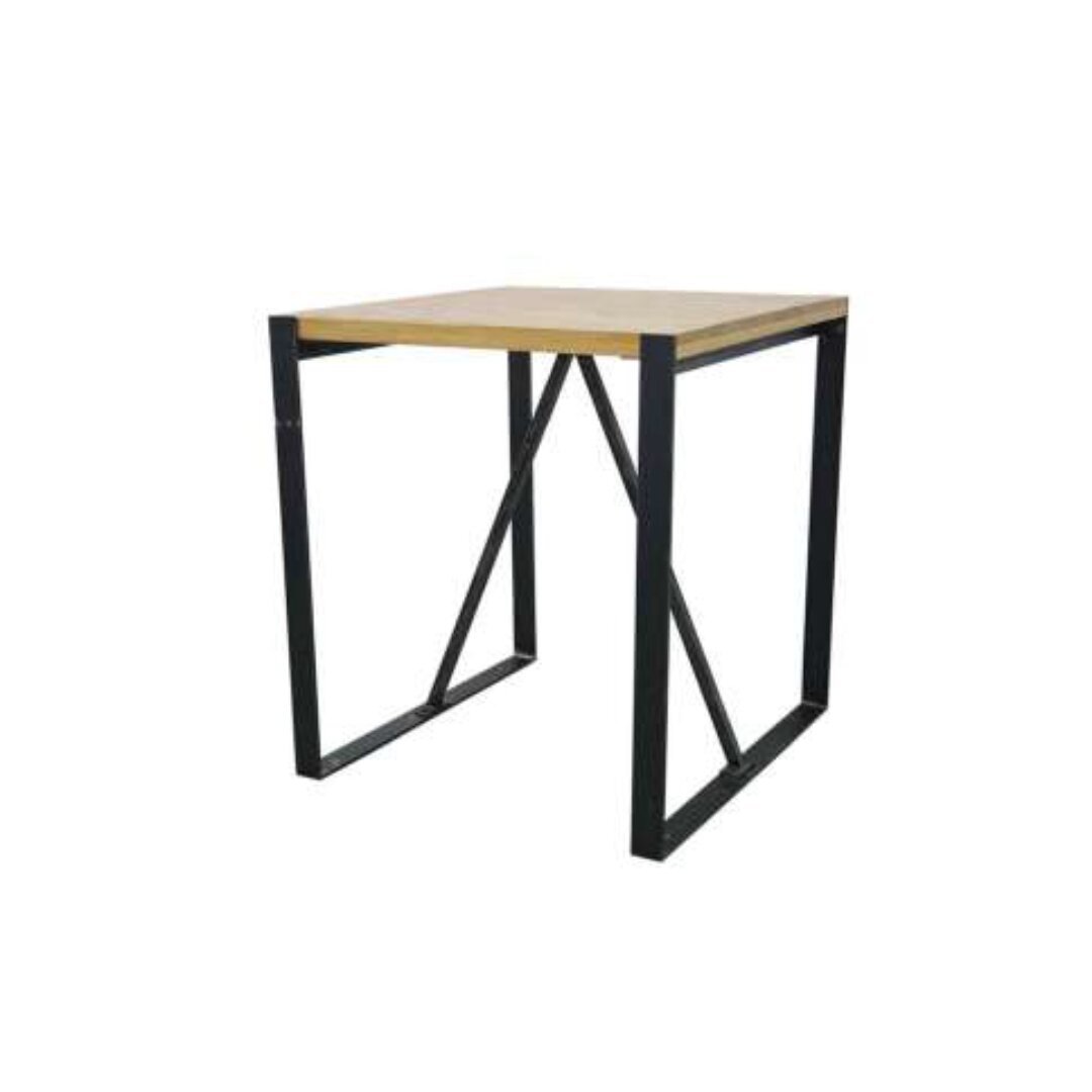 Bar Table MD7523KD, 100 cm high wooden bar table