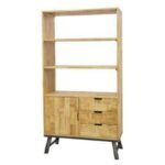 Tall Cupboard MD7702, 190 cm tall wooden storage cabinet