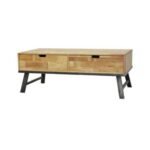 Coffee Table MD7706, Sofa coffee table with 2 drawers, 120 cm