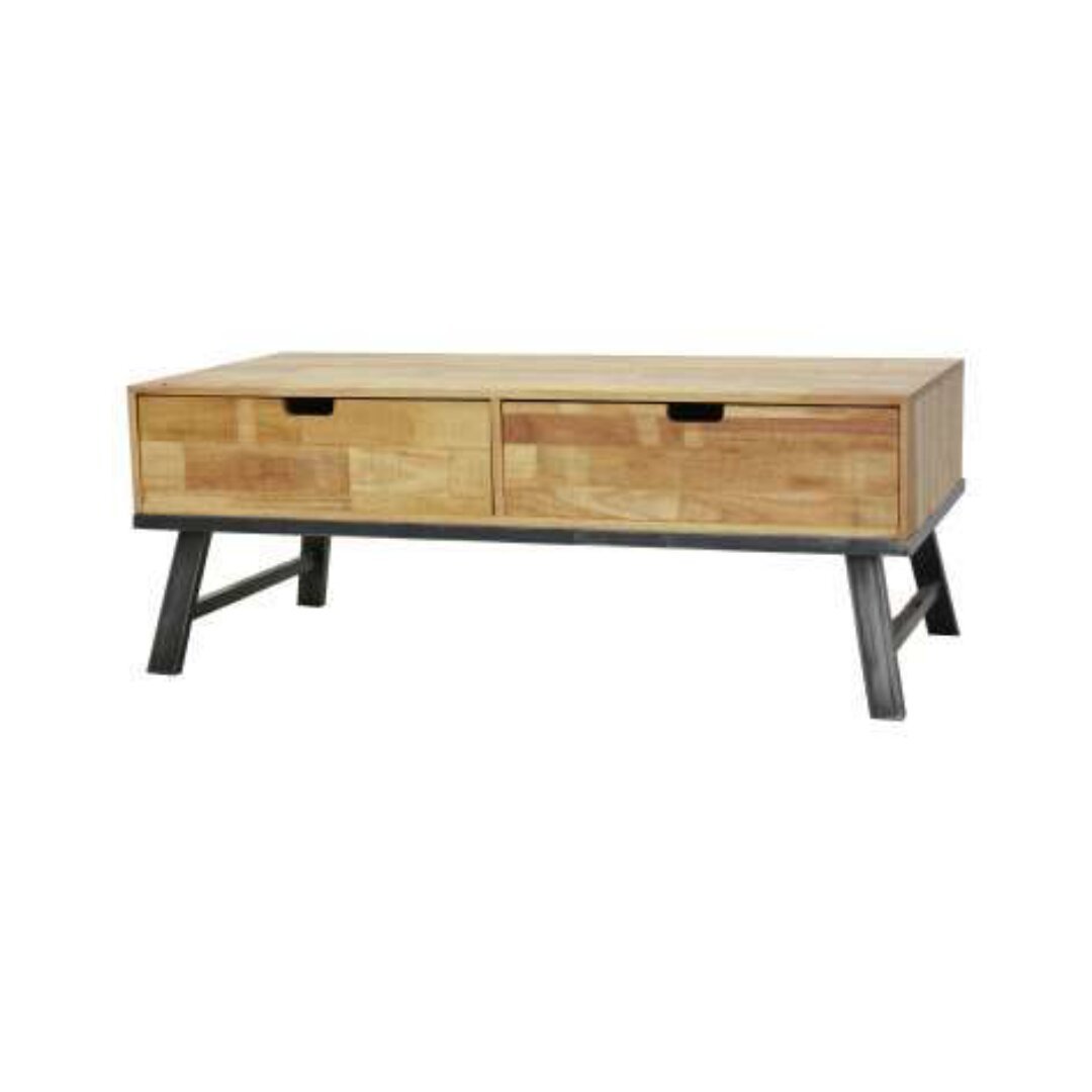 Coffee Table MD7706, Sofa coffee table with 2 drawers, 120 cm