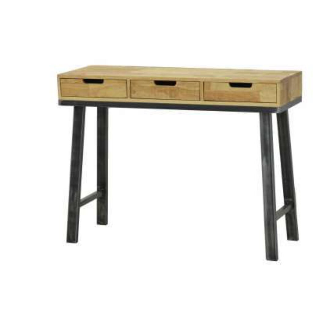Working Desk MD7712, Wooden work desk with 3 drawers
