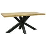 Large 2-meter solid wood dining table MD7714KD
