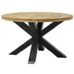 Solid wood round dining table MD7715KD, 150 cm diameter