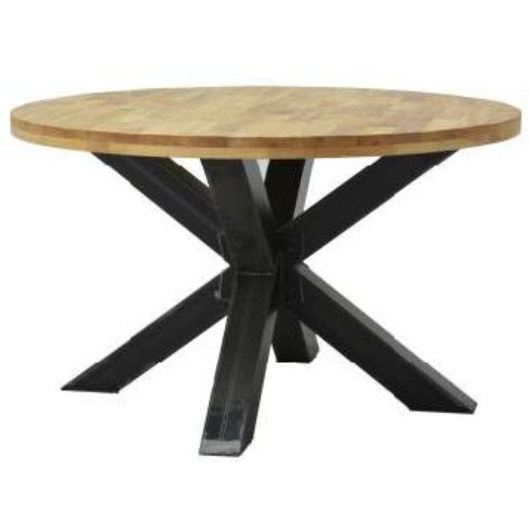 Solid wood round dining table MD7715KD, 150 cm diameter