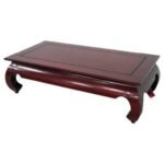 Solid wood coffee table MD8002, rectangular shape (120 cm), Chinese style