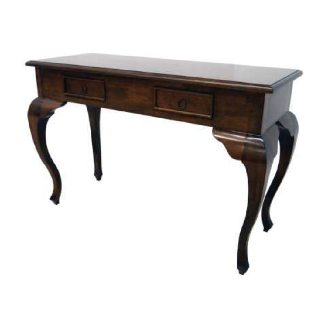 Solid wood console table with 2 drawers MD8010 (120 cm), luxury style
