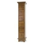 Solid wood CD cabinet with 6 drawers, MD8012, tall design