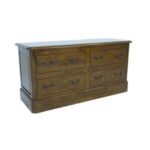 Low-profile solid wood drawer cabinet MD8029 (1.2 meters) with 4 drawers