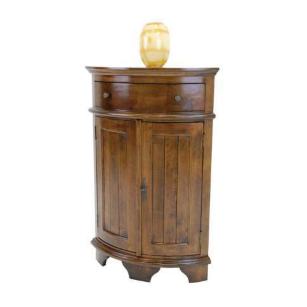Low Corner Furniture MD8032, Solid wood corner cabinet with a classic design