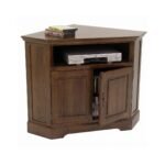 TV Corner Cabinet MD8033, Solid wood corner TV stand with two doors