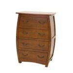 Chest 4 Drawers MD8038, Tall, solid wood chest of drawers