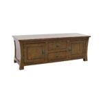 Sideboard MD8052, Low-profile solid wood sideboard with two doors and two drawers