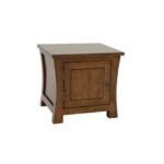 Sofa End Chest MD8053, solid wood side cabinet with 1 door, Zen style