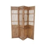 MD8075 Solid Wood Folding Room Divider (4 Panels) in Colonial Style, view 2