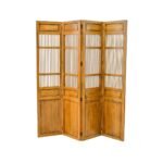 MD8075 Solid Wood Folding Room Divider (4 Panels) in Colonial Style, view 4