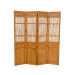MD8075 Solid Wood Folding Room Divider (4 Panels) in Colonial Style, view 7