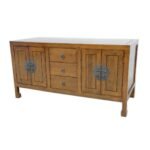 MD8103 Solid Wood Chinese Style Cabinet with 4 Doors and 3 Drawers (China Cabinet)