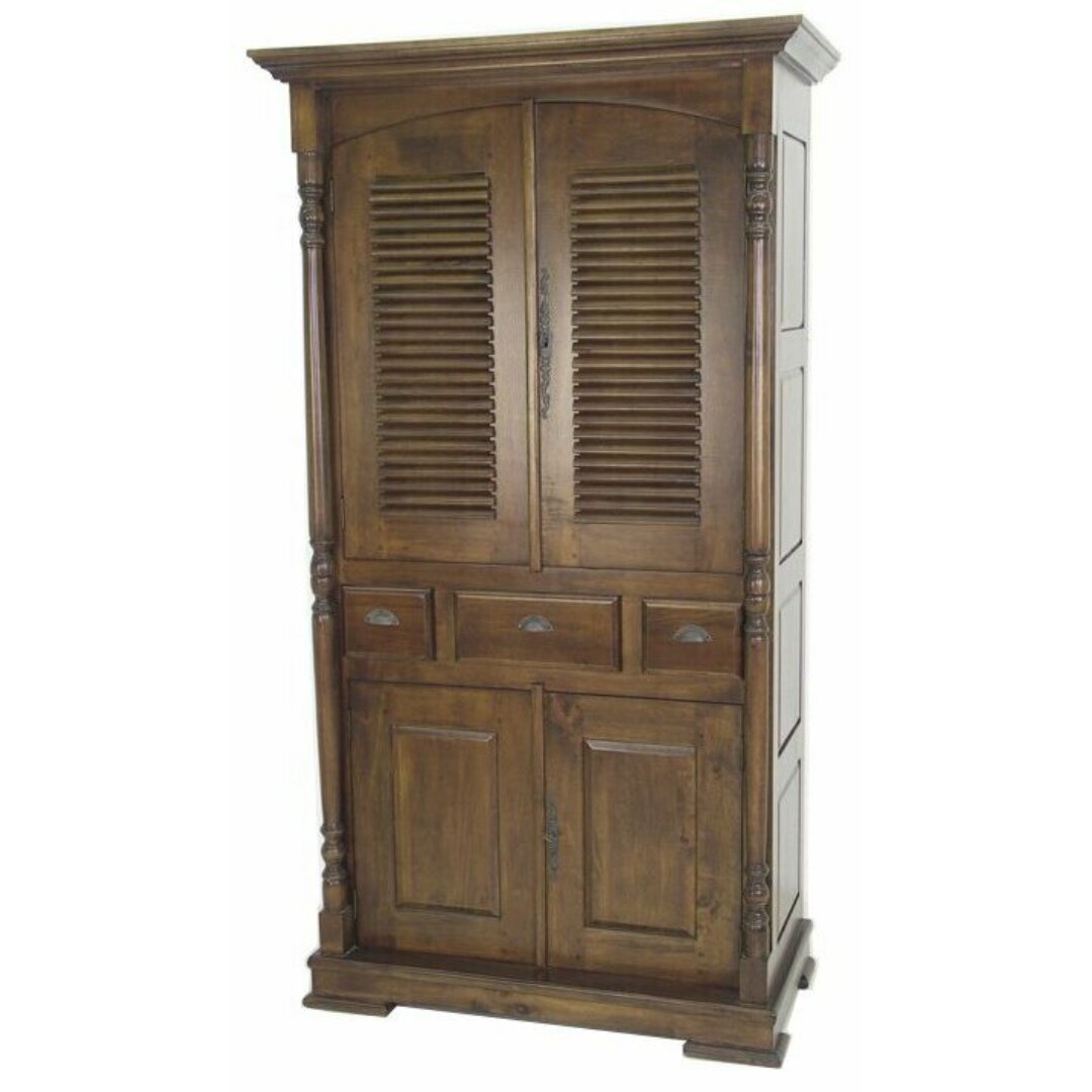 MD8113 Tall, solid wood food display cabinet with 4 doors and 3 drawers (Cupboard)
