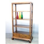 MD8133 Solid Wood Opium-Shaped Bookend