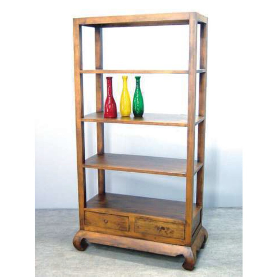 MD8133 Solid Wood Opium-Shaped Bookend