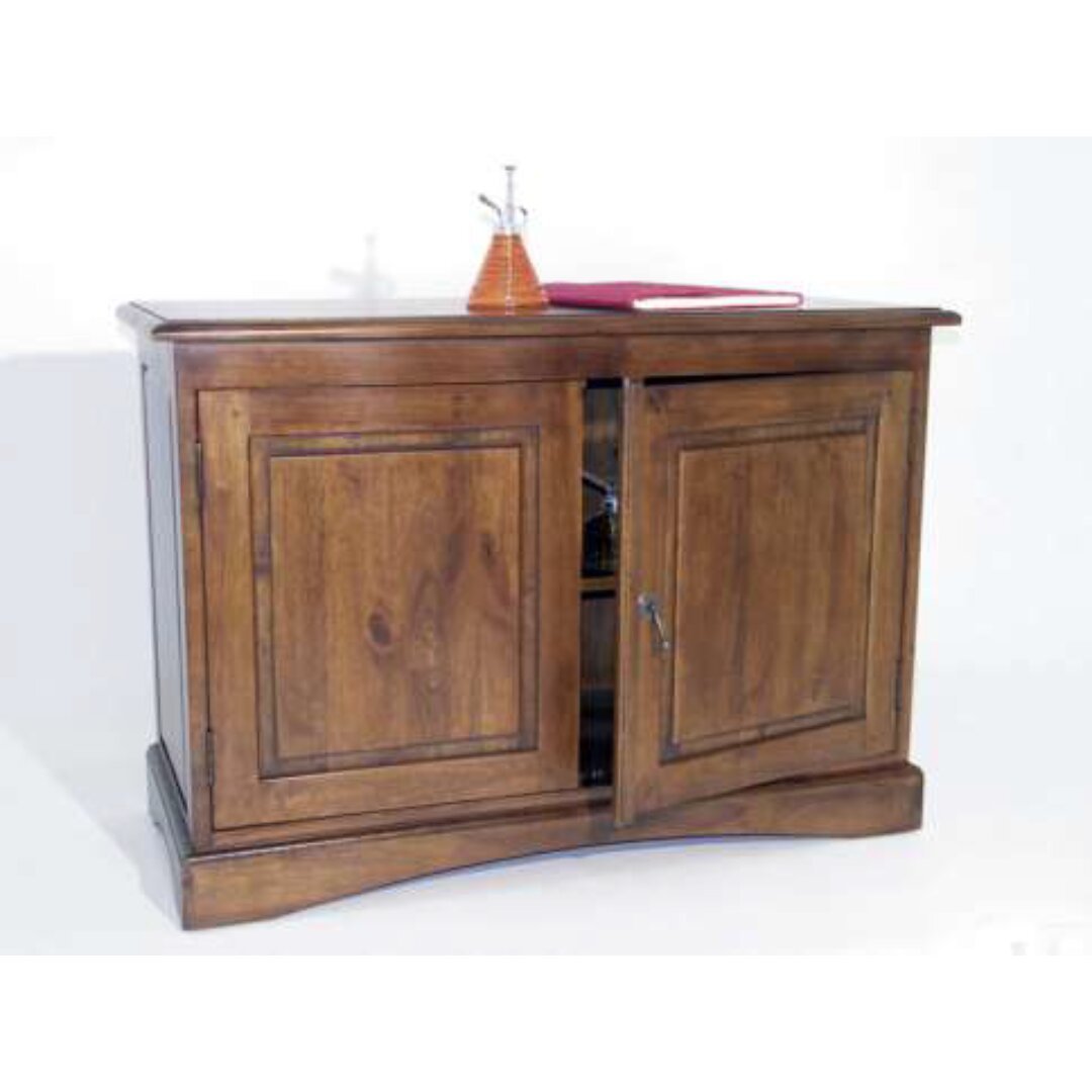 MD8146 Solid wood low cupboard with two doors, classic style