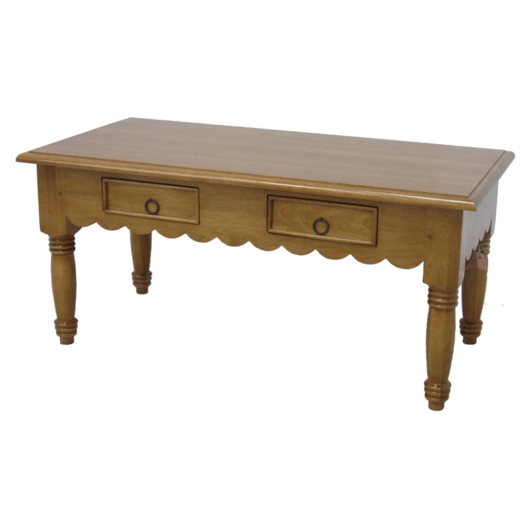 MD8166 Solid Wood Coffee Table, Provence Style (Low Table)