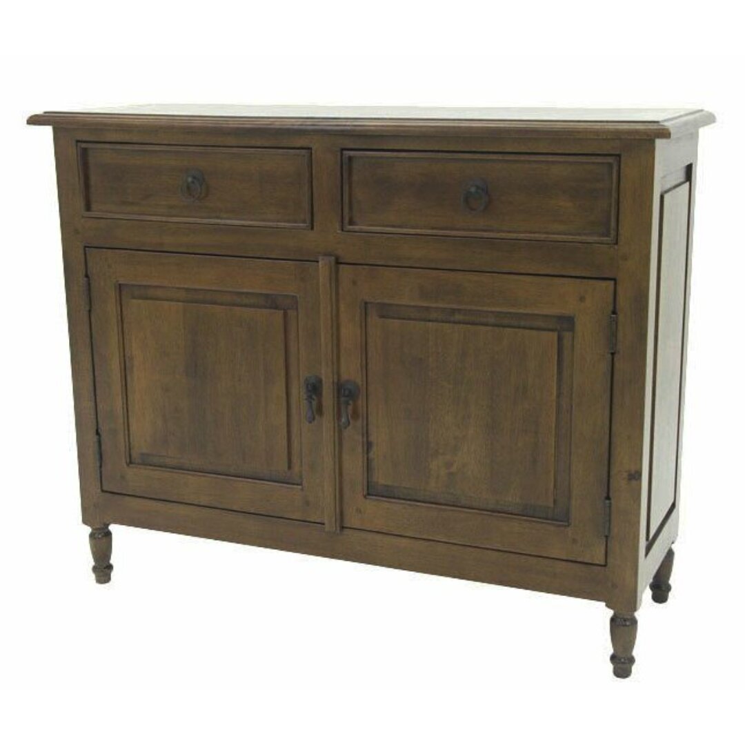 MD8177 Solid wood sideboard with 2 doors and 2 drawers