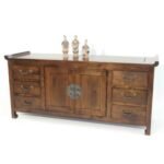 MD8186 Solid Wood Sideboard (Cabinet) in China Style, 2 Doors, 6 Drawers