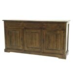 MD8204 solid wood sideboard features 3 drawers and 3 doors, boasting a classic design