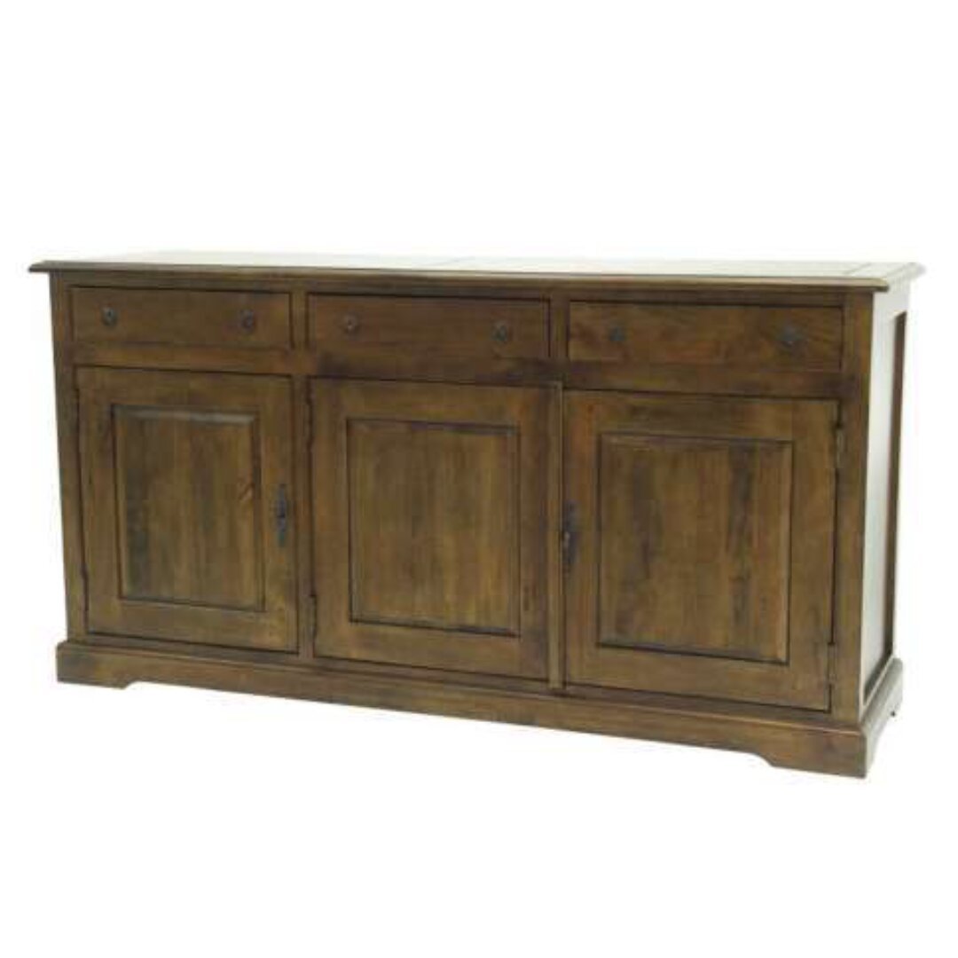 MD8204 solid wood sideboard features 3 drawers and 3 doors, boasting a classic design