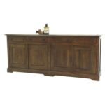 Large MD8205 solid wood sideboard with 4 drawers and 4 doors