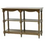 MD8207 solid wood console table features a luxurious and warm colonial design