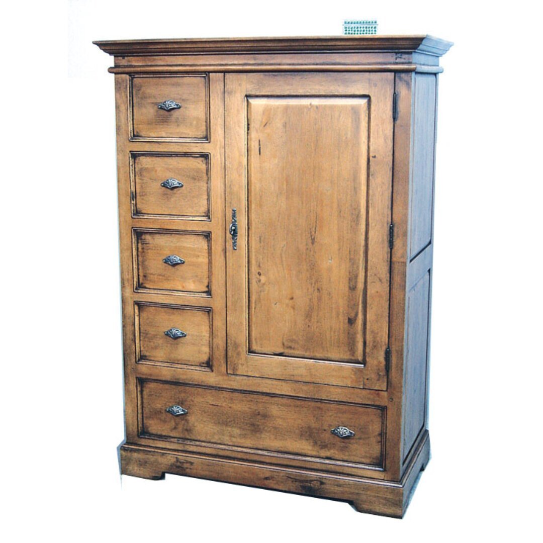 MD8220 Solid Wood Storage Cabinet, Medium Size, 2 Doors