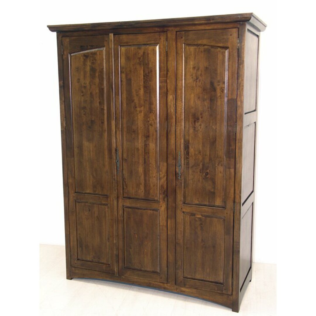 Large MD8223 solid wood wardrobe, 150 cm wide, with 3 doors