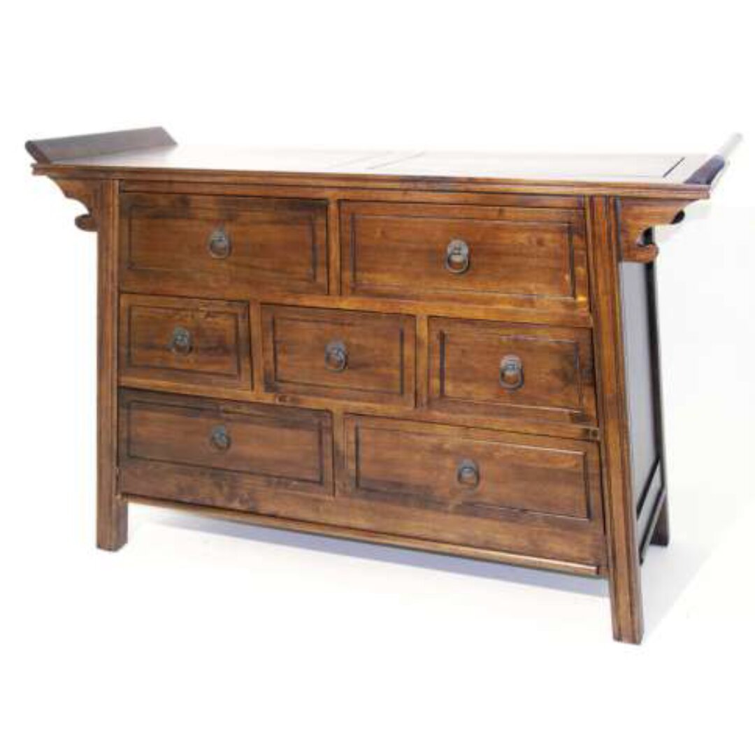 MD8227 Solid Wood Drawer Cabinet, Contemporary Chinese Style, 120 cm