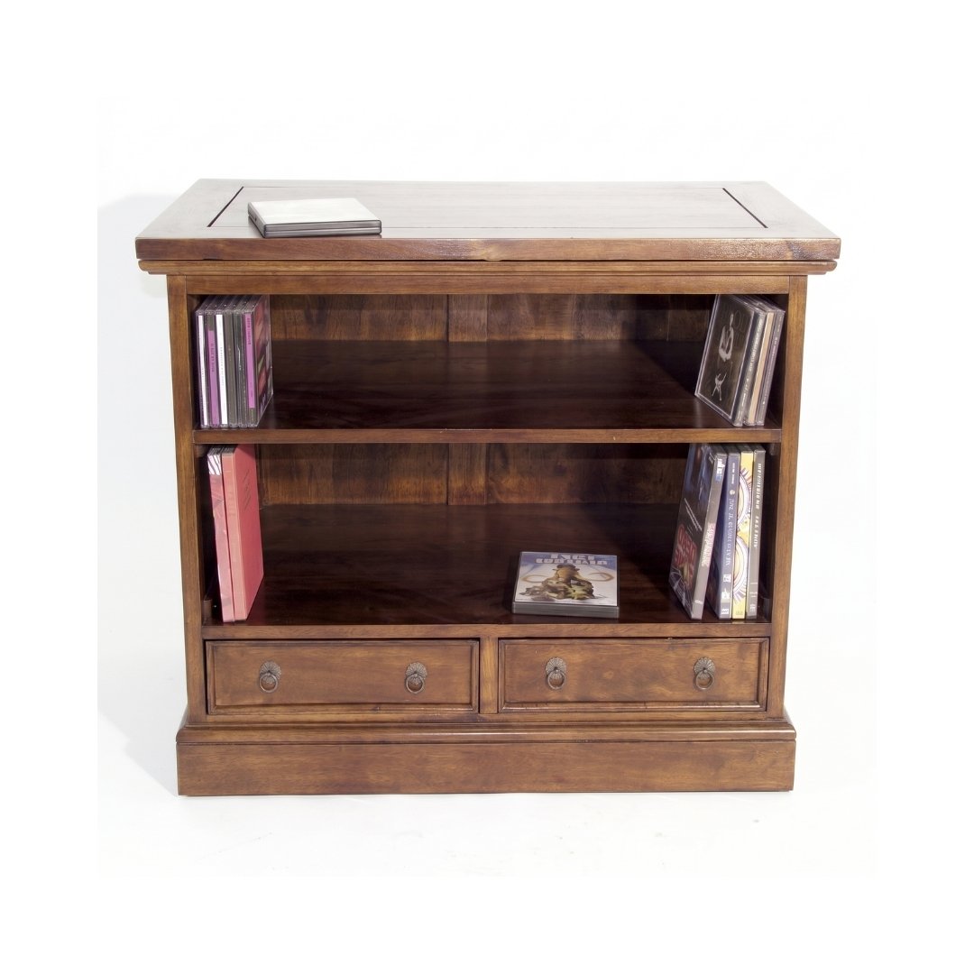 MD8236 Solid wood TV stand with 2 drawers, compact size, classic design