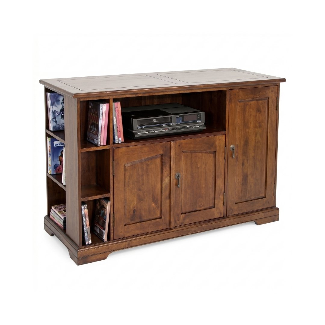 MD8237 Solid wood TV stand with 3 drawers, classic design