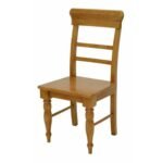 MD8262 Solid wood dining chair with spiral legs, classic design