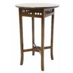 MD8268 Solid wood high bar table, 76 cm wide, classic design