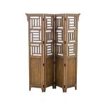 MD8270 Solid Wood Folding Room Divider with 4 Panels (Classic Design), view 3