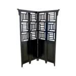 MD8270 Solid Wood Folding Room Divider with 4 Panels (Classic Design), view 4