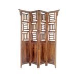 MD8270 Solid Wood Folding Room Divider with 4 Panels (Classic Design), view 2