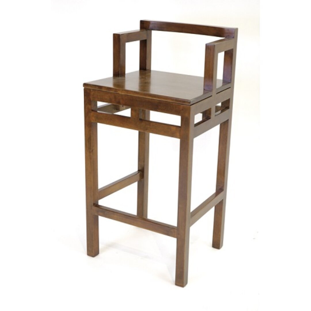 MD8281 MD8281 Solid Wood High Bar Chair with Backrest