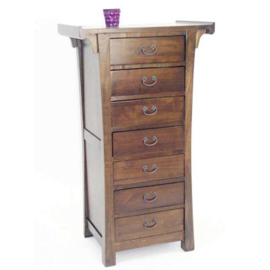 MD8296 7-Drawer Solid Wood Week Cabinet, Contemporary Design