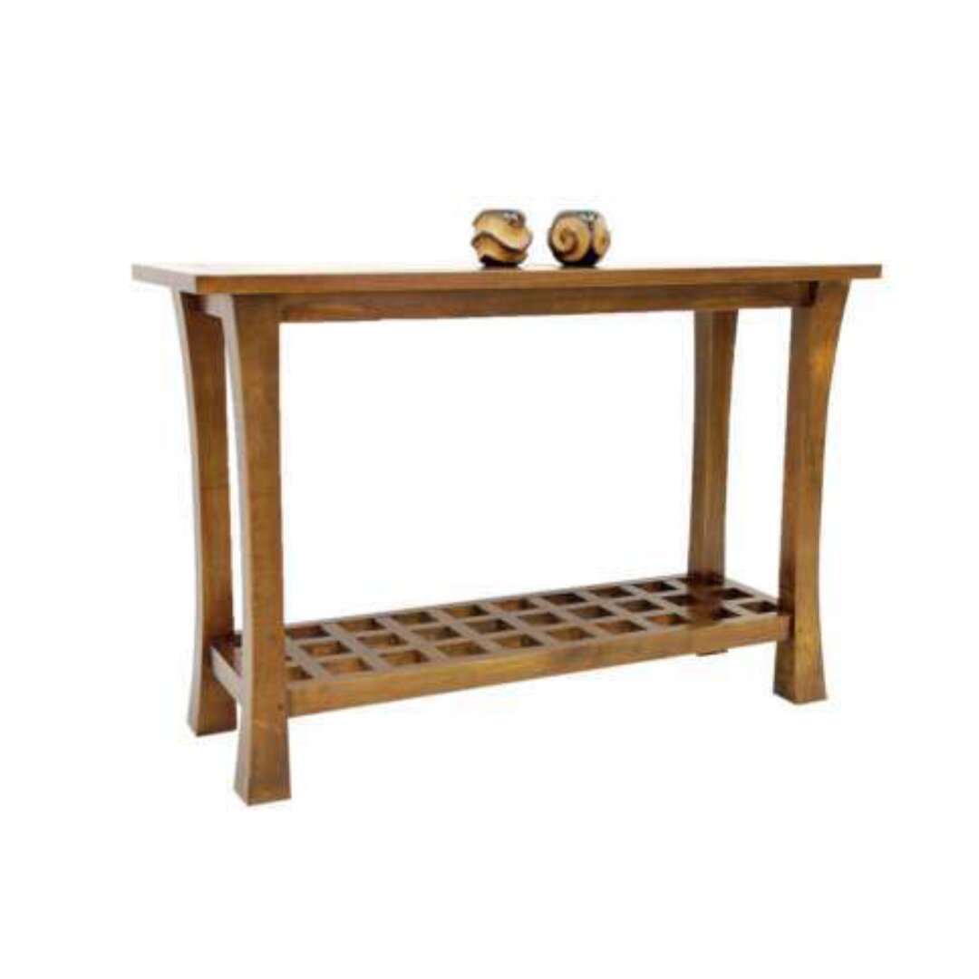 MD8308 Solid Wood Console Table, Modern Zen Style