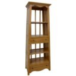 MD8310 Solid Wood Pyramid Bookshelf, Colonial Design