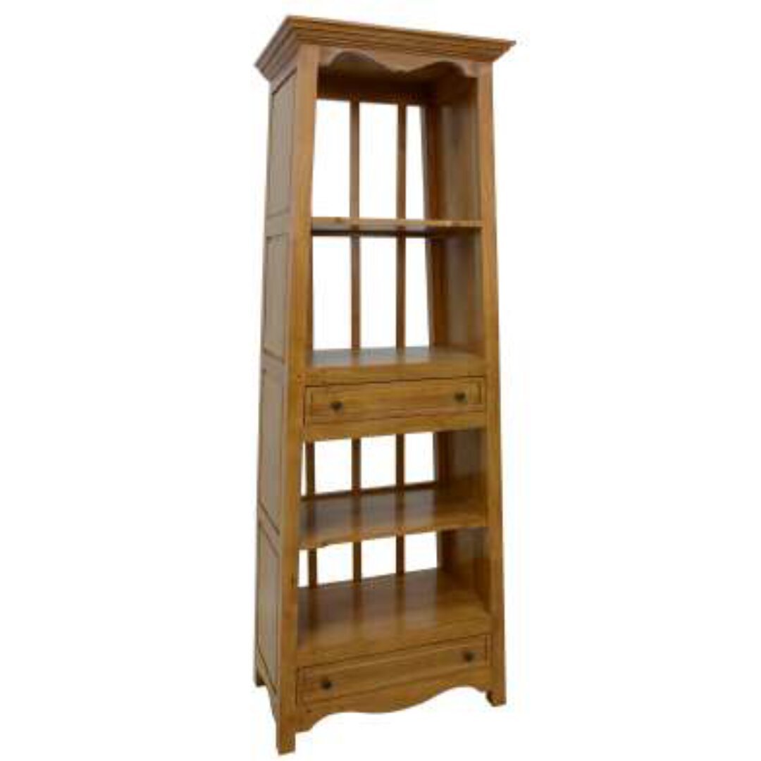MD8310 Solid Wood Pyramid Bookshelf, Colonial Design